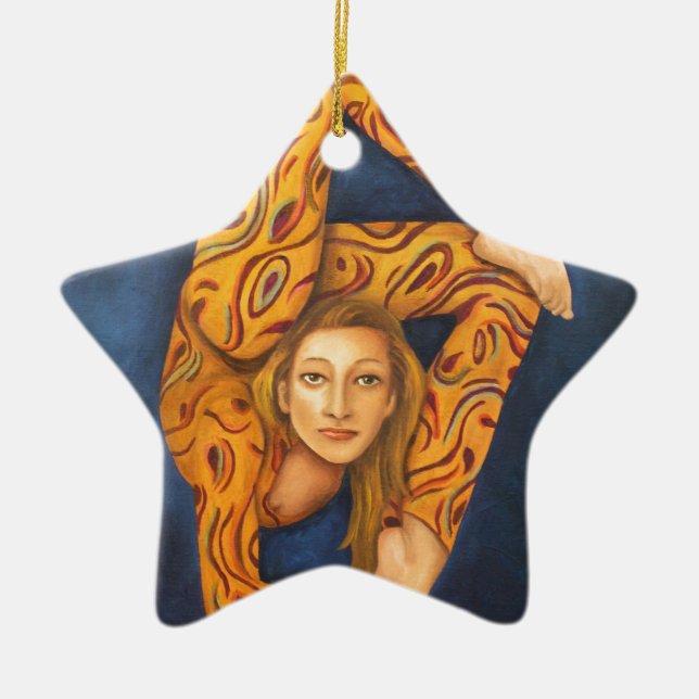 Ornement En Céramique Le contorsionniste 2 (Devant)