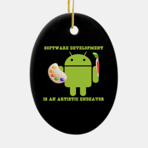 Ornement En Céramique Le développement de logiciel est un effort