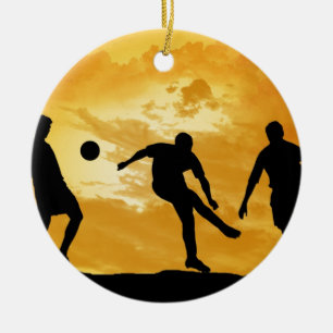 Ornement En Céramique Le football