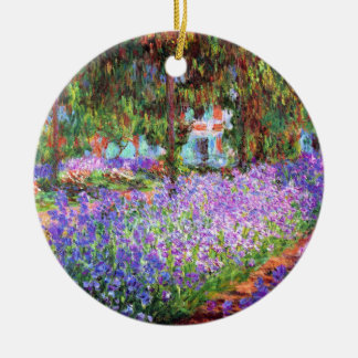 Ornement En Céramique Le jardin de l'artiste à Giverny, Claude Monet