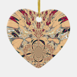 Ornement En Céramique Le Kaleidoscope Africain Vibrant : Un Plaisir Pais