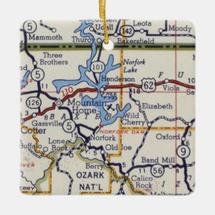 Ornement En Céramique Le lac Norfork