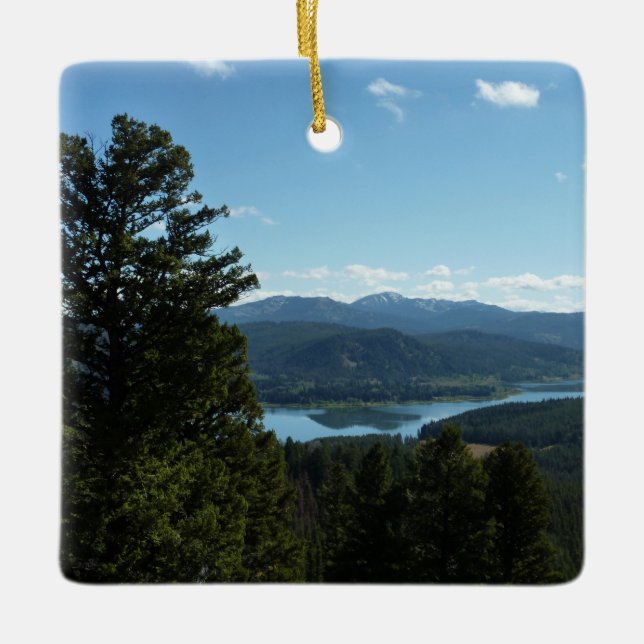 Ornement En Céramique Le lac Two Ocean du parc national de Grand Teton (Devant)