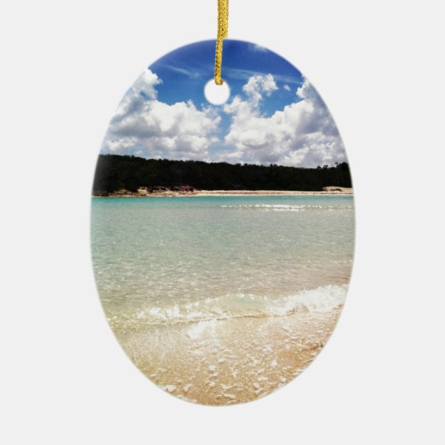 Ornement En Céramique Le Lagon Bleu (Devant)