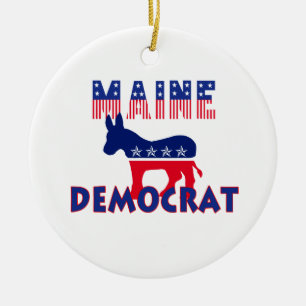 Ornement En Céramique Le Maine Démocrate