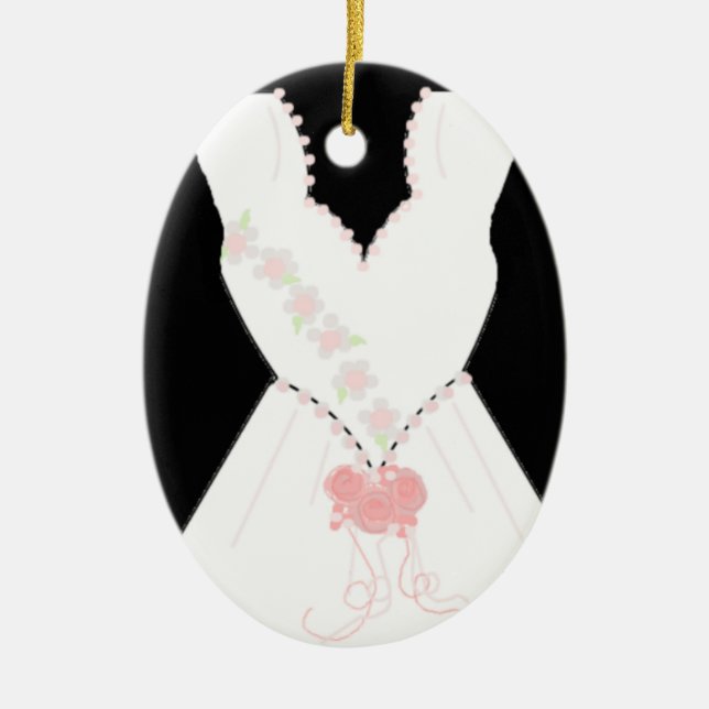 Ornement En Céramique Le Mariage nuptial (Devant)