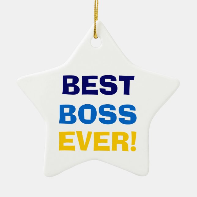 ORNEMENT EN CÉRAMIQUE LE MEILLEUR PATRON JAMAIS ! (Devant)