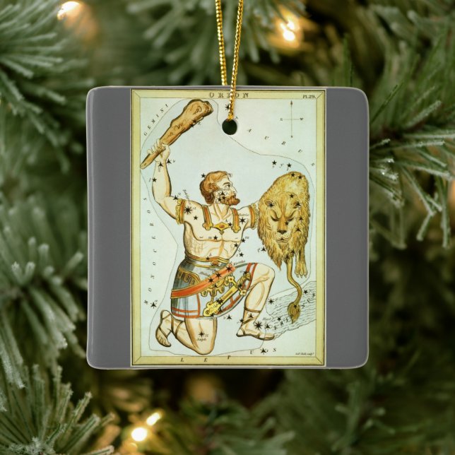 Ornement En Céramique Le miroir de l'Ukraine, la carte céleste de l'astr (Arbre)