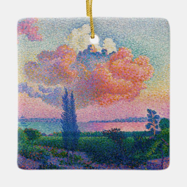 Ornement En Céramique Le nuage rose, tableau de Henri-Edmond Cross (Devant)