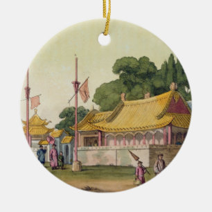 Ornement En Céramique Le palais impérial, Tokyo, plaquent 54 de 'Le