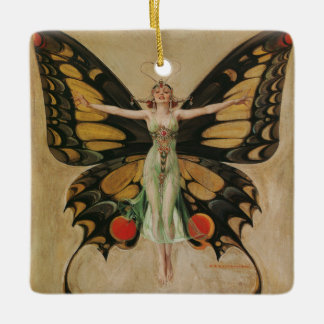 Ornement En Céramique Le papillon - Papillon fille