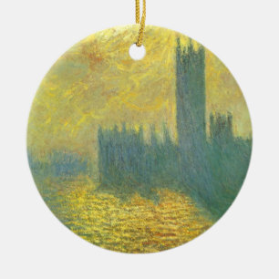 Ornement En Céramique Le Parlement, ciel orageux de Claude Monet