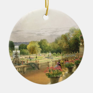 Ornement En Céramique Le Parterre, Chambre de Harewood près de Leeds,