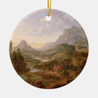 Ornement En Céramique Le paysage du Rhin