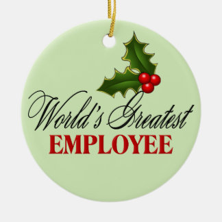 Ornement En Céramique Le plus grand employé du monde