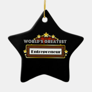 Ornement En Céramique Le plus grand entrepreneur du monde