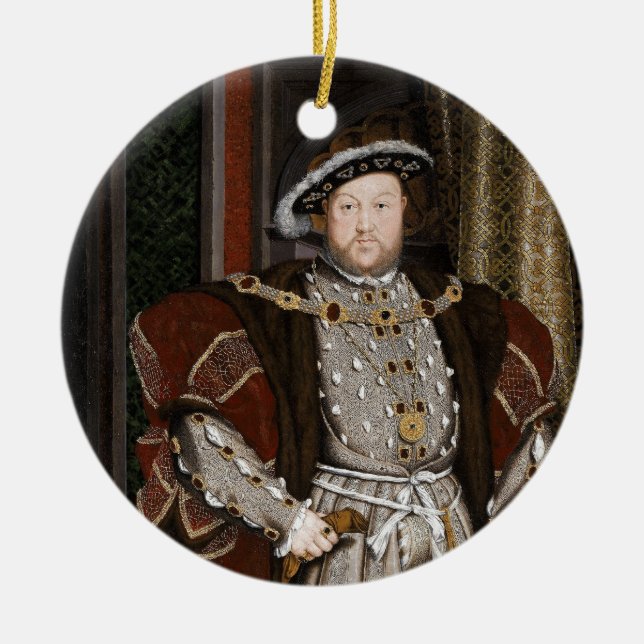 Ornement En Céramique Le Roi Henry VIII de l'Angleterre (Devant)