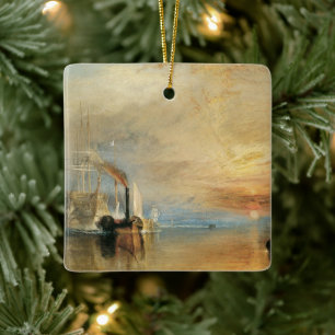 Ornement En Céramique Le Temeraire par Joseph Turner, Art maritime