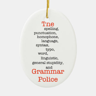 Ornement En Céramique Le tout police