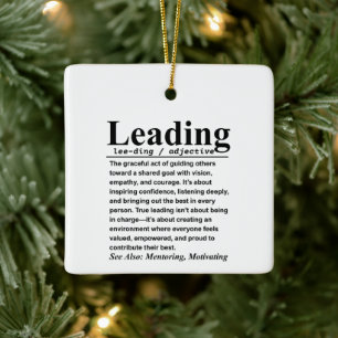 Ornement En Céramique Leadership