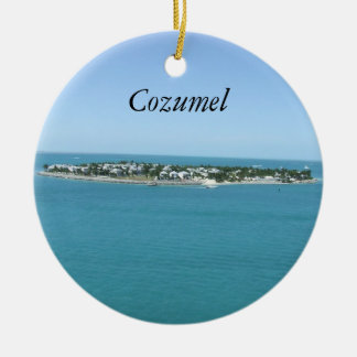 Ornement En Céramique L'eau bleue Ornamement tropical de Cozumel