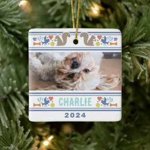 Ornement En Céramique Les choses préférées du chien