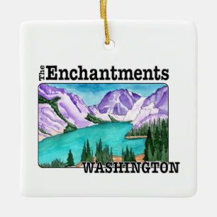 Ornement En Céramique Les enchantements, l'ornement de Noël de Washingto