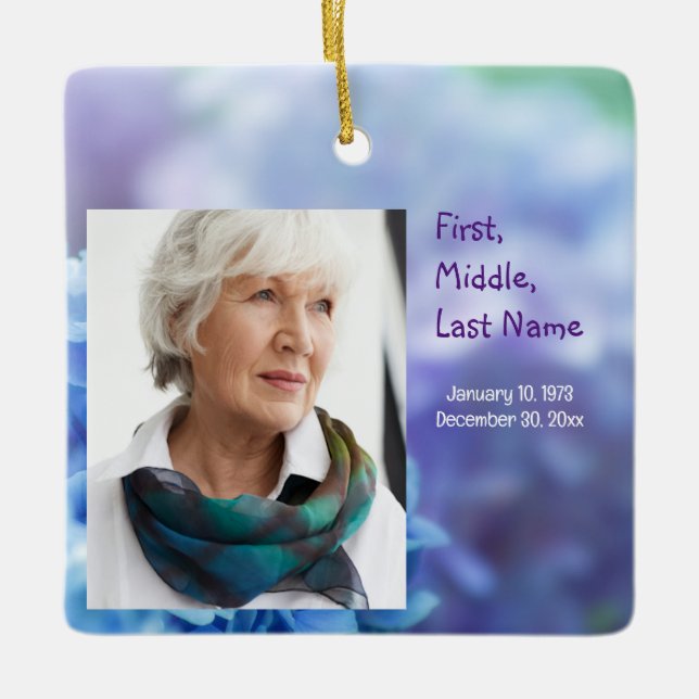 Ornement En Céramique Les Gardiens De Mémorial Sont Partis Mais Pas Oubl (Devant)