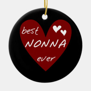 Ornement En Céramique Les meilleurs cadeaux de T-shirts de Nonna de