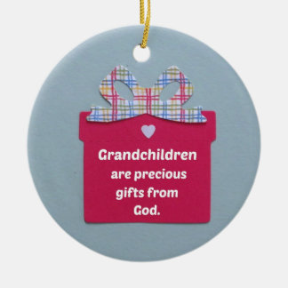 Ornement En Céramique Les petits-enfants sont des cadeaux précieux de Di