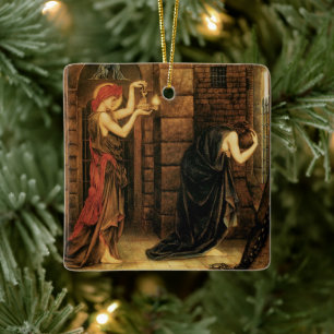 Ornement En Céramique L'Espoir dans une prison de désespoir d'Evelyn De 