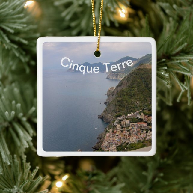 Ornement En Céramique LGR030 CINQUE TERRE - Ligurie - Italie, (Arbre)