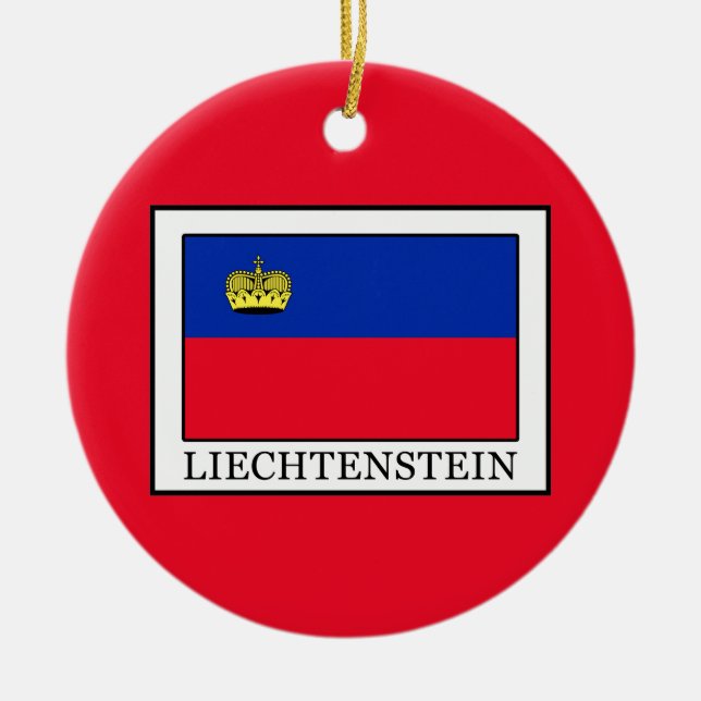 Ornement En Céramique Liechtenstein (Devant)