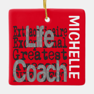 Ornement En Céramique Life Coach Extraordinaire CUSTOM