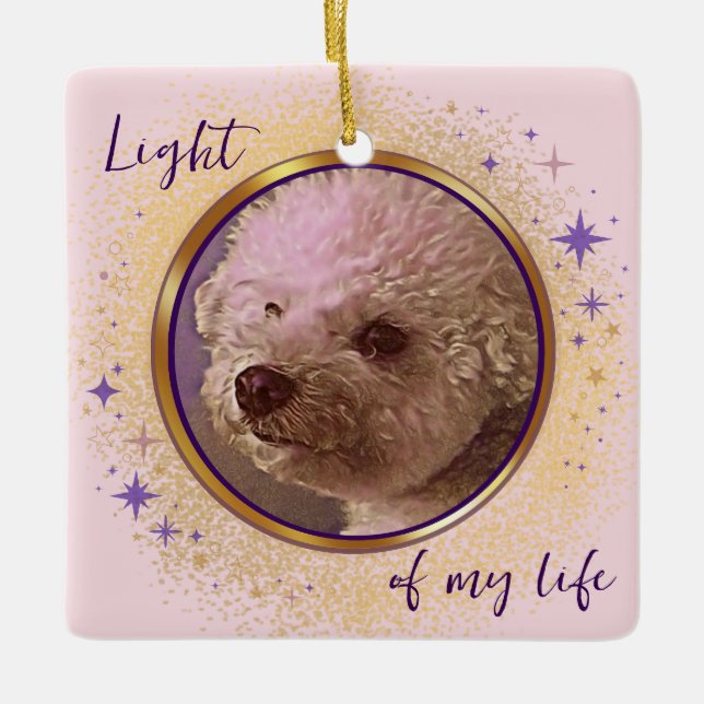 Ornement En Céramique Light of My Life (Devant)