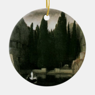 Ornement En Céramique L'île des morts d'Arnold Böcklin, Art symboliste