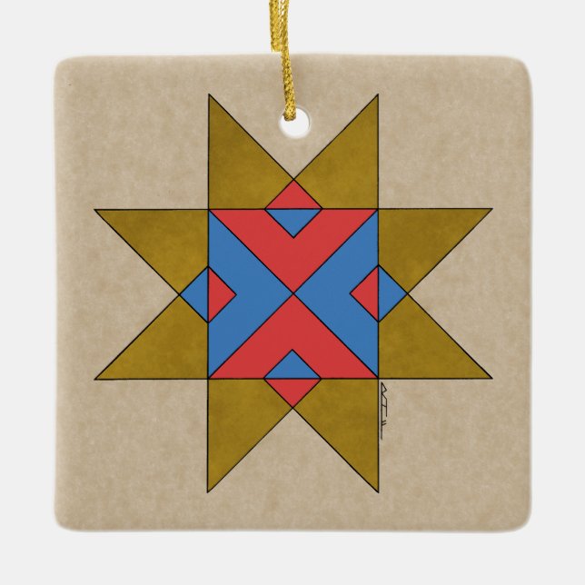 Ornement En Céramique Lincolnshire Auseklis Witch Mark (Devant)