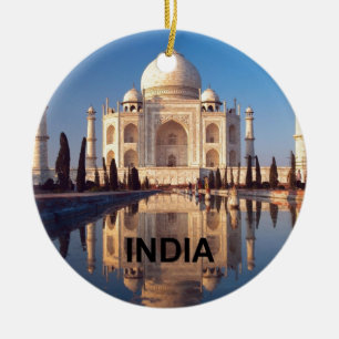 Ornement En Céramique L'Inde le Taj Mahal Angie