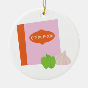 Ornement En Céramique Livre de cuisinier