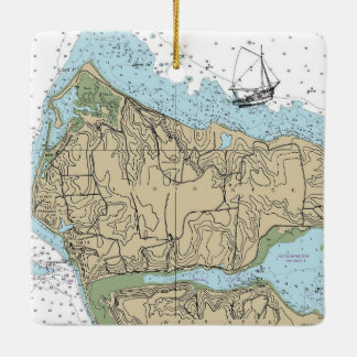 Ornement En Céramique Lloyd Neck NY Noël