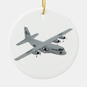 Ornement En Céramique Lockheed C-130 Hercule