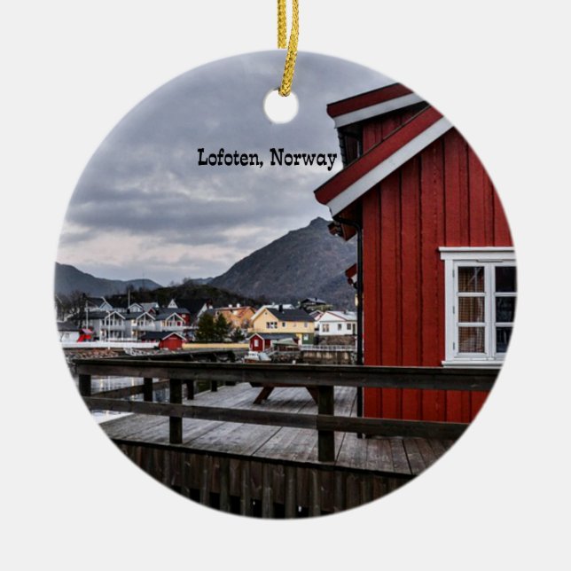 Ornement En Céramique Lofoten, Norvège (Devant)