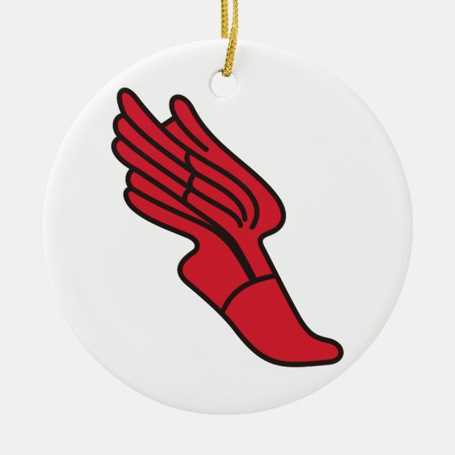 Ornement En Céramique Logo de voie (Devant)