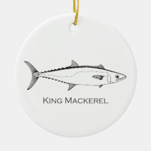 Ornement En Céramique Logo King Mackerel