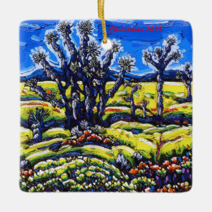 Ornement En Céramique L'ornement de Noël 2019 des Joshua Trees