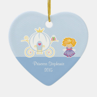 Ornement En Céramique L'ornement personnalisé de la fille de princesse