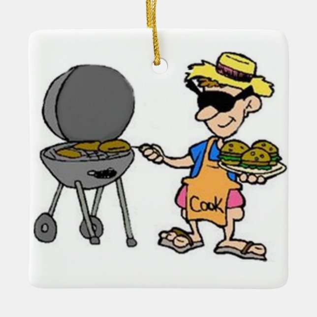 ORNEMENT EN CÉRAMIQUE L'ORNEMENT ULTIME DU BBQ KING'S CHRISTMAS (Devant)