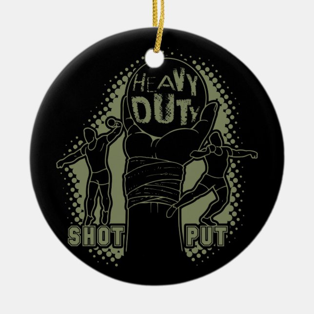 Ornement En Céramique Lourd devoir - Tiré (Devant)