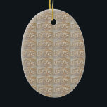 Ornement En Céramique Love Heart Sea Shell Beach Hearts Seashells été<br><div class="desc">Love Heart Sea Shell Beach Hearts Seashells été</div>