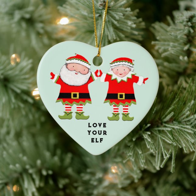 Ornement en céramique Love Your Elf (Arbre)